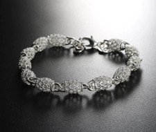 Armband Kugeln filigran Silber Damen Schmuck