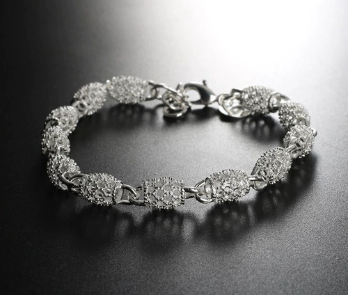Armband kugeln filigran silber - kugeln,