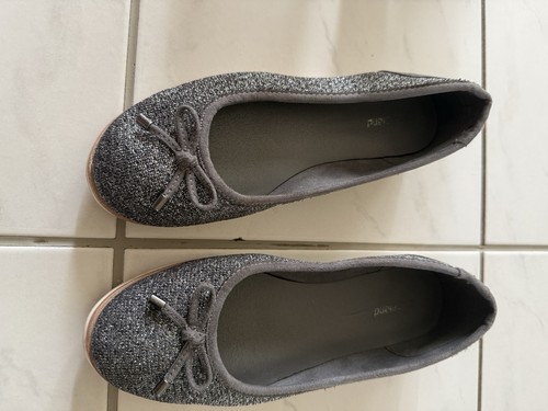 Grau glitzer sommer ballerina - sommer,