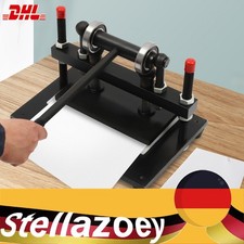 360*270m Manuelle Lederstanze Schneidemaschine 12mm Stahlplattenpresse Prägung