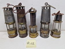 5 alte Grubenlampen