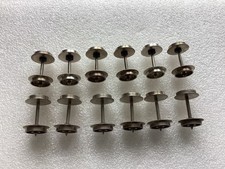 12 Radsätze H0 DC ca. 24,5 x 11,4 mm