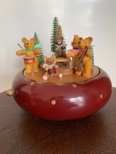 Spieldose Erzgebirge Bären Spieldose Glässer Seiffen Bärenspieldose SD Bären