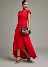 Kaleidoscope rotes Maxikleid