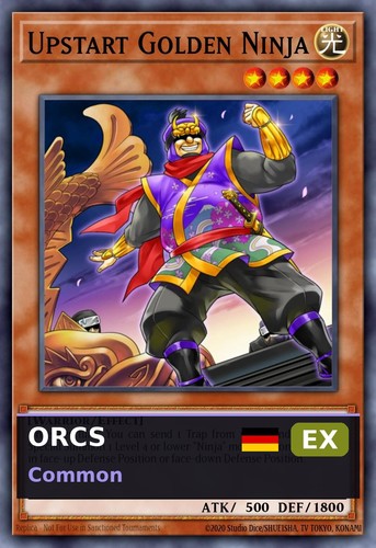 Goldener emporkömmling ninja - goldener, emporkömmling-ninja