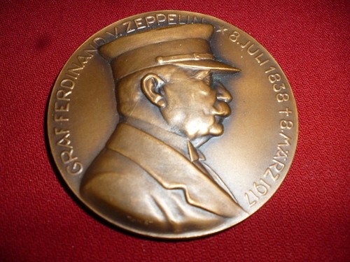 Große bronzemedaille graf - bronzemedaille,