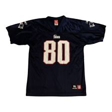 New England Patriots XL Brown 80 Reebok NFL Trikot Herren Retro Blau