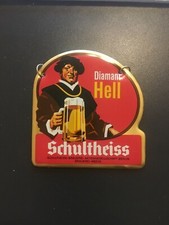 Schultheiss Diamant Hell Berlin Zapfhahnschild Kork ohne Kette