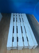 palettenbett 198/90/29 mit pasende matratzen und unterlage