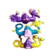 3x Retro McDonalds Happy Meal Spielzeug 1989 Mix 'em Up Monster Vintage Figur