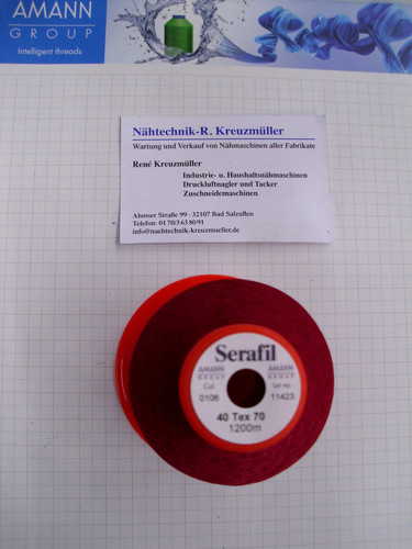 Serafil amann faden rot - serafil,