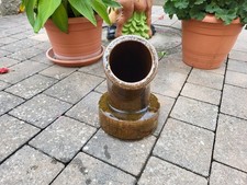 Steinzeug Tonrohr Bogen 45° DN100 mit Steckmuffe glasiert