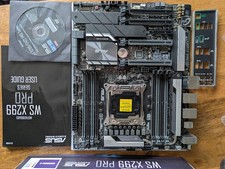 ASUS WS X299 Rro ATX 2066 USB 3.1 SLI Workstation Mainboard + OVP + Zubehör