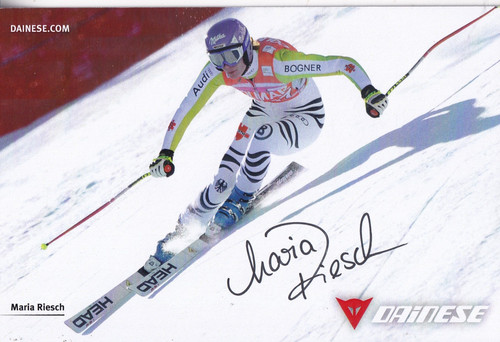 Autogramm maria riesch ski - autogramm,