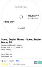 Speed Dealer Moms - Speed Dealer Moms EP with John Frusciante
