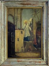 "Zeitsprung" altes, geschichtliches,  Ölgemälde