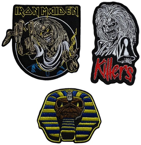 Iron maiden patches set - maiden,