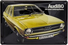 Audi 80 Retro Blechschild