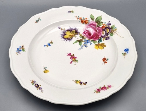 Meissen porzellan speiseteller - meissen,