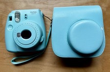⭐️ Fujifilm Instax Mini 9 Sofortbildkamera grün mit Tasche, Rahmen, Sticker