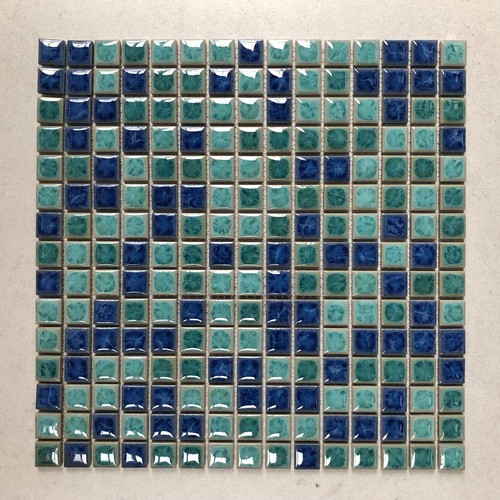 Mosaik fliese grün blau keram - mosaik,