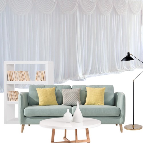 Weiß hochzeit - 3m×3m,