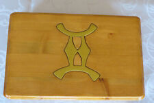 Individuelle Schmuckschatulle aus Holz mit Zwillingsstern-Symbol - Ein Geschenk 