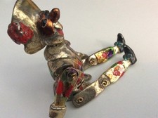 Vintage harlekin figur - vintage,