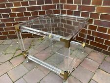 Art Deco Couchtisch Messing Acryl