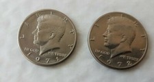 USA - Half Dollar  1971 + 1972 - John F. Kennedy