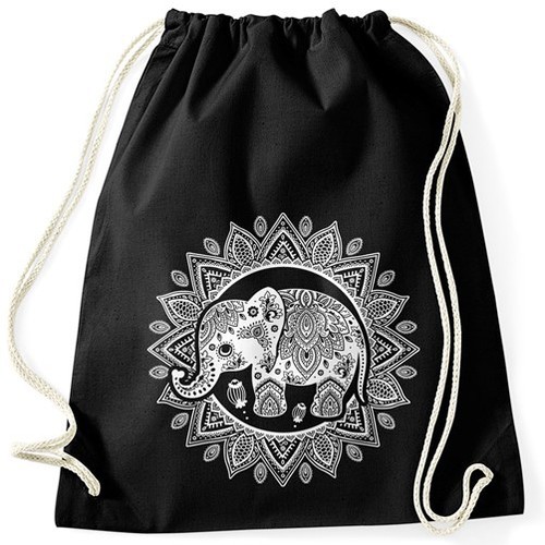Turnbeutel elefant mandala - elefant,