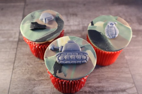Armee cupcake topper militär - armee,