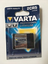 Varta 2CR5 Professional Lithium Batterie 6V Fotobatterie Blister 6203 ABGELAUFEN