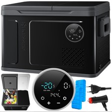 KESSER Kompressor Kühlbox 2in1 Doppelzone Kühl- & Gefrierfach 12v/230v, 31L