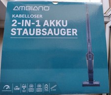 Kabelloser 2 in 1 Staubsauger, Ambiano, dunkelblau