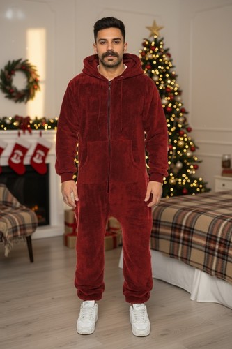 Herren fleece jumpsuit - herren,