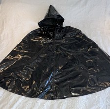 Rarität Retro Regencape Regenpelerine PVC Regenponcho Lackcape Vintage