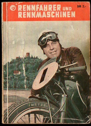 Motorrad rennfahrer und - motorrad,