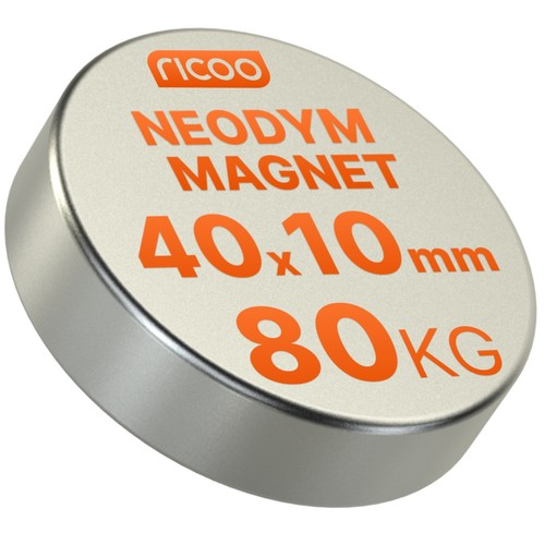 Neodym magnet 40x10 n45 - 40x10, mm