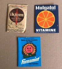 Alte Lebensmittel Verpackungen