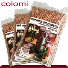 Colomi 3 x 1 l patentiertes Pflanzensubstrat für Orchideen | 4-8 mm | apricot 