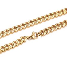 Edelstahl Panzerkette Silber