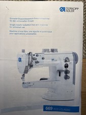 DÜRKOPP ADLER Freiarmmaschine 669CLASSIC mit Gestell MG55-3 und Anschiebetisch
