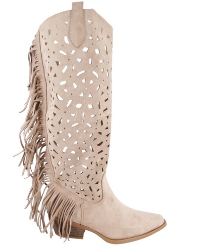 Cowboystiefel aus beigem