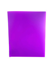 Idena Ringbuch DIN A4 2 cm Rückenbreite lila Ringmappe Ringhefter schmal