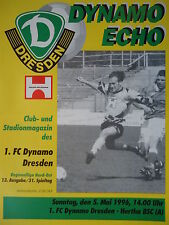 Programm 1995/96 FC Dynamo