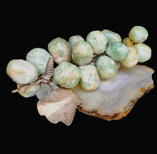 Edelstein traube prasiolith - edelstein,