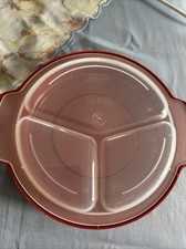 Pyrex Mikrowellenteller Mikrowellengeschirr Fächer Teller -40 Grad bis +120 Grad