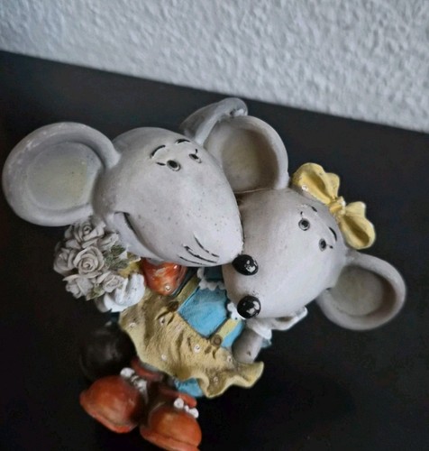Maus pärchen dekofigur figur - maus-pärchen,