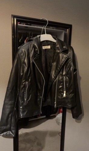 Biker lederjacke xs - h&m,